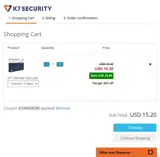 K7AN33C60 coupon verification screenshot
