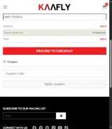 ALEXTURNER coupon verification screenshot