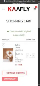 FREDMORGAN coupon verification screenshot