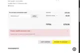 MEMORIAL25 coupon verification screenshot