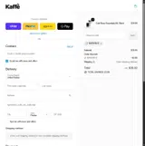 Kaffe Products coupon verification screenshot