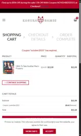 OCTOBER2025 coupon verification screenshot