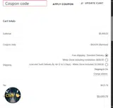 help coupon verification screenshot
