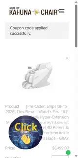ambar coupon verification screenshot