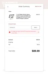 CANVAS10 coupon verification screenshot