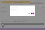 Kaley Jase Boutique coupon verification screenshot