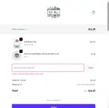 Kali Rose Boutique coupon verification screenshot