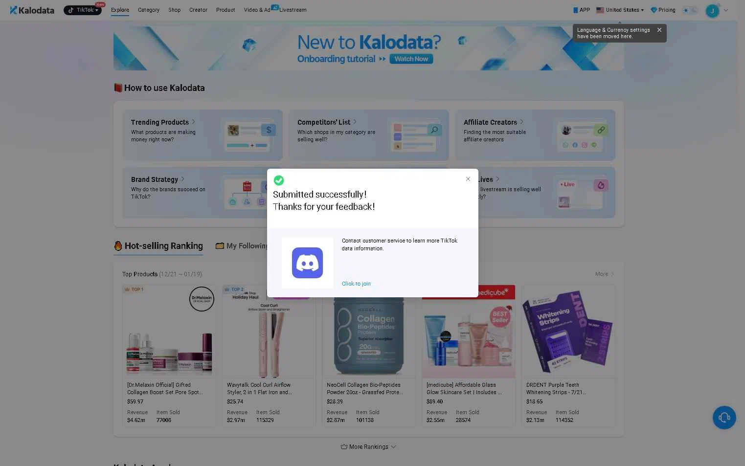 Kalodata checkout page showing Kalodata promo code box | Screenshot taken by SimplyCodes community member on Jan 21, 2026