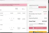 FABROS coupon verification screenshot