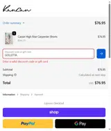 Kancan USA coupon verification screenshot