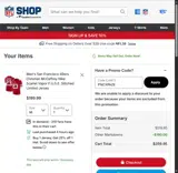 Kansas City Chiefs coupon verification screenshot