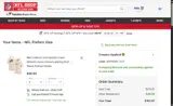 Kansas City Chiefs coupon verification screenshot