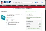 Kansas City Chiefs coupon verification screenshot