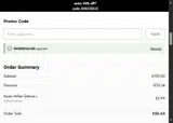 KMSOCIAL20 coupon verification screenshot