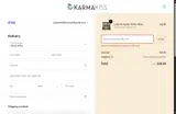 KARMA25 coupon verification screenshot