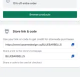 BLUEBARBELLS coupon verification screenshot