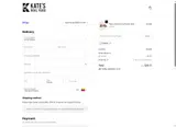 Kate's Real Food coupon verification screenshot