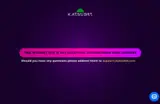 KatsuBet coupon verification screenshot