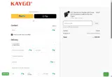 KAYGO coupon verification screenshot