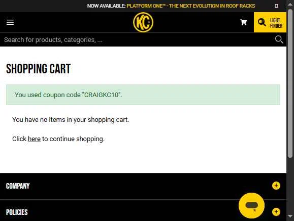 KC Hilites checkout page showing KC Hilites discount code box | Screenshot taken by SimplyCodes community member on Aug 23, 2025