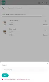 FLASH30 coupon verification screenshot