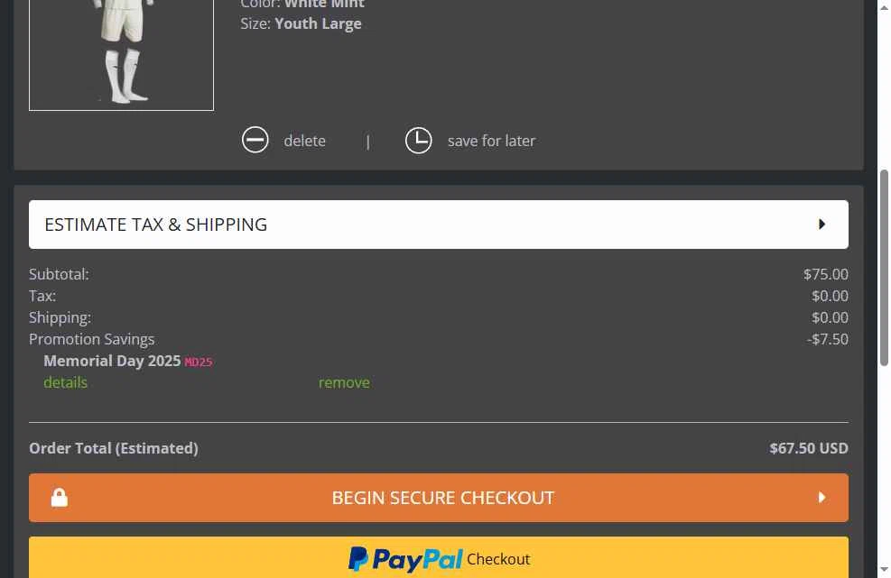 Keeperstop checkout page showing Keeperstop promo code box | Screenshot taken by SimplyCodes community member on May 24, 2025