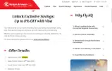 Kenya Airways coupon verification screenshot
