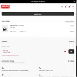WELCOME coupon verification screenshot