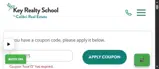 Key Realty School coupon verification screenshot