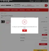 Kia Stuff coupon verification screenshot
