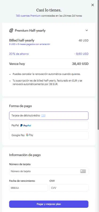 Kickresume checkout page showing Kickresume promo code box | Screenshot taken by SimplyCodes community member on Sep 27, 2025