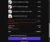UNPACK20 coupon verification screenshot