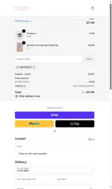 WELCOME10 coupon verification screenshot