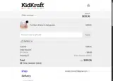 KidKraft coupon verification screenshot