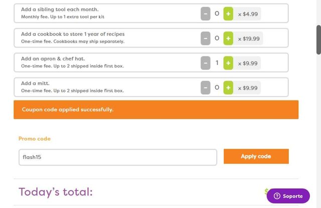 Kidstir checkout page showing Kidstir promo code box | Screenshot taken by SimplyCodes community member on Aug 3, 2025