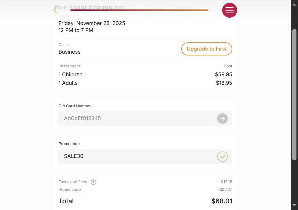 KidZania checkout page showing KidZania promo code box | Screenshot taken by SimplyCodes community member on Nov 26, 2025