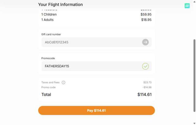 KidZania checkout page showing KidZania promo code box | Screenshot taken by SimplyCodes community member on Aug 3, 2025
