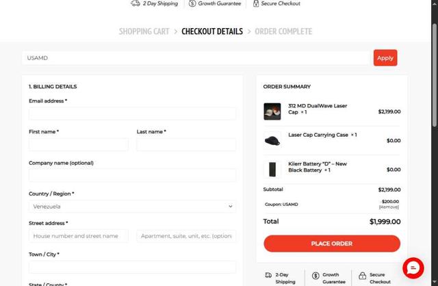 Kiierr checkout page showing Kiierr coupon code box | Screenshot taken by SimplyCodes community member on Aug 30, 2025