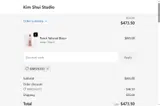 Kim Shui coupon verification screenshot