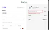 King Lou Pets coupon verification screenshot