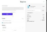 King Lou Pets coupon verification screenshot