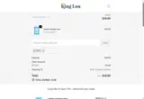 King Lou Pets coupon verification screenshot
