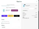 King Lou Pets coupon verification screenshot