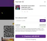 EGGS coupon verification screenshot