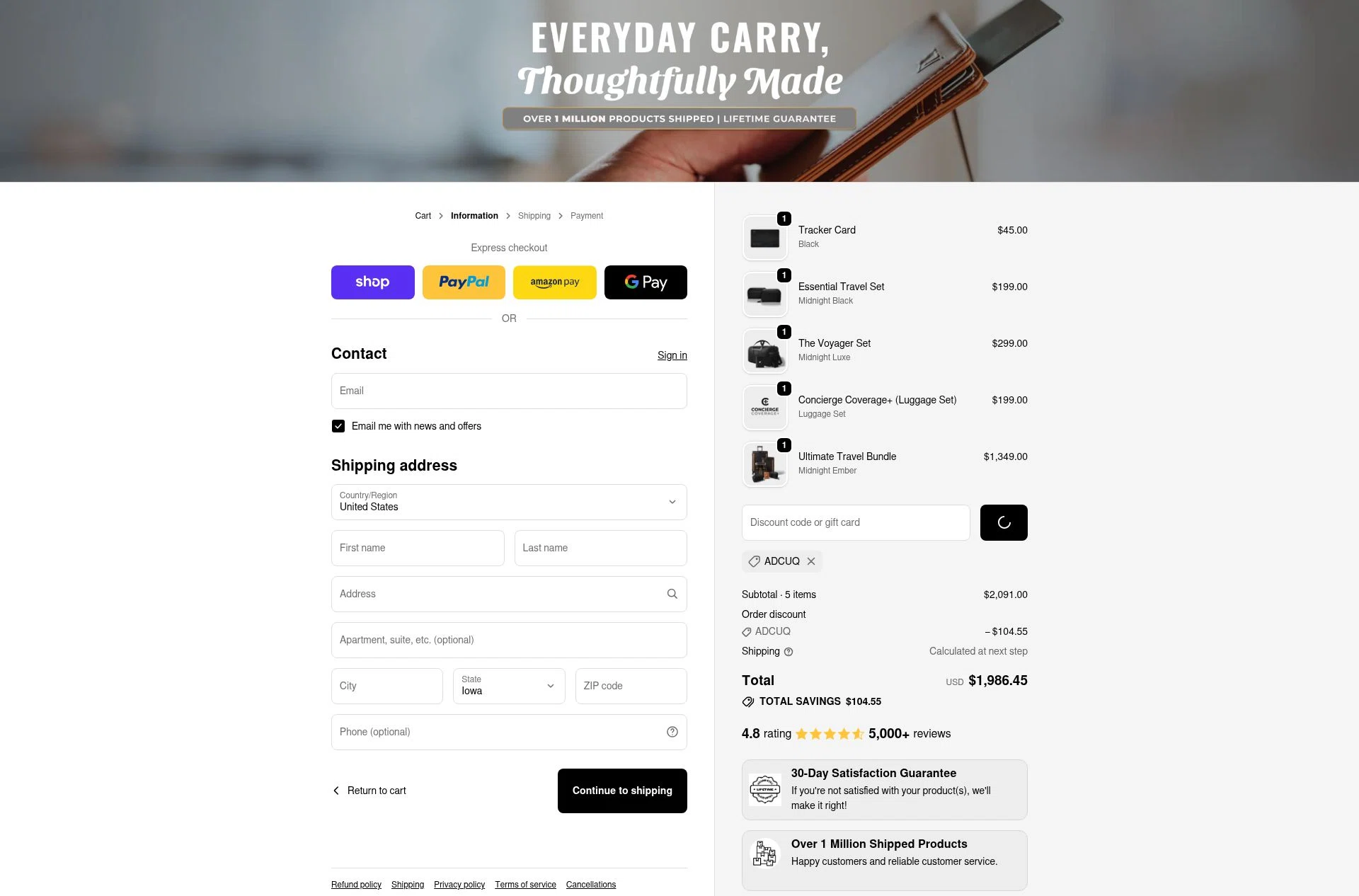 Kings Loot checkout page showing Kings Loot discount code box | Screenshot taken by SimplyCodes community member on Feb 18, 2026