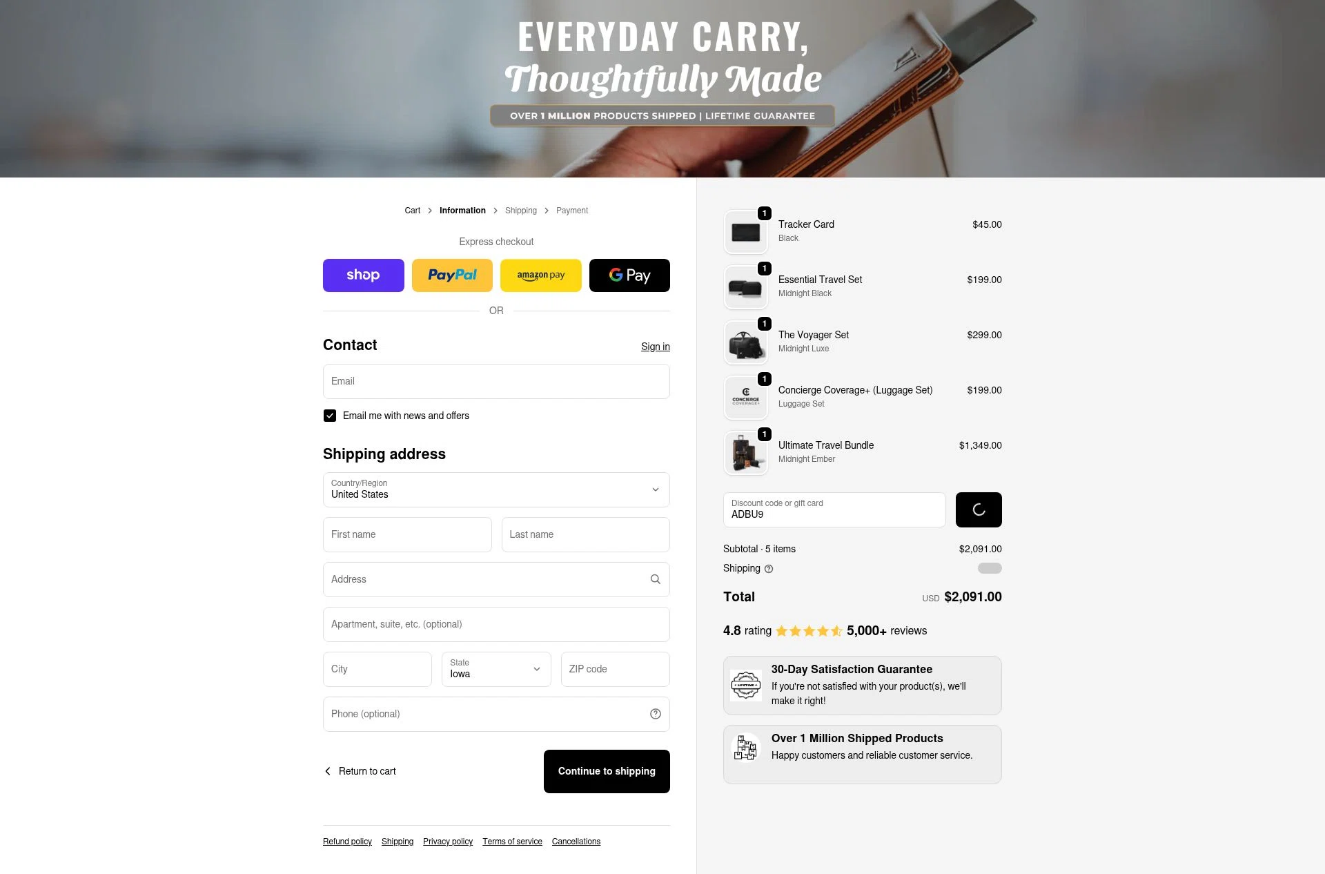 Kings Loot checkout page showing Kings Loot discount code box | Screenshot taken by SimplyCodes community member on Feb 18, 2026