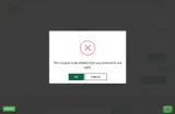 WM451025 coupon verification screenshot