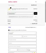 ZIMMERMANN30 coupon verification screenshot