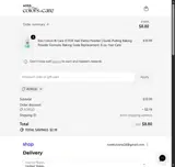 KISS Colors & Care coupon verification screenshot