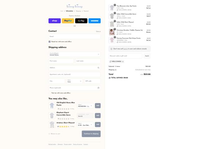 Kissy Kissy checkout page showing Kissy Kissy discount code box | Screenshot taken by SimplyCodes community member on Sep 12, 2025